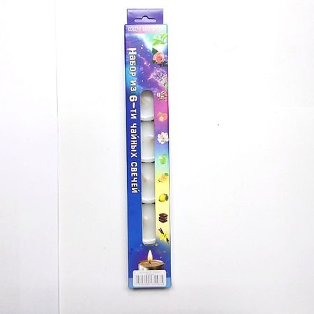 Свеча ароматическая ИНДОКИТАЙ Набор из 6 чайных свечей 