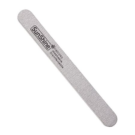 Пилка для ногтей SUNSHINE Набор пилок ZEBRA прямая 180/240 C4ZB