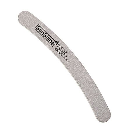 Пилка для ногтей SUNSHINE Набор пилок ZEBRA бумеранг 100/180 C10ZB