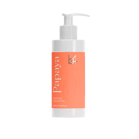 Гель для умывания B4 Отшелушивающий очищающий гель для умывания с папайей