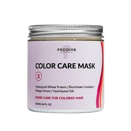 Маска для волос PRODIVA Маска для окрашенных волос COLOR CARE