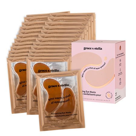 Патчи для глаз GRACE AND STELLA Патчи для области вокруг глаз с кофеином, восстанавливающие, 24 пары