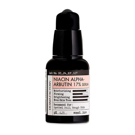 Сыворотка для лица DERMA FACTORY Сыворотка с ниацинамидом и альфа-арбутином Niacin Alpha-Arbutin 17% Serum