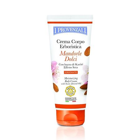 Крем для тела I PROVENZALI Увлажняющий крем для тела с маслом Миндаля и Карите с эффектом шелка