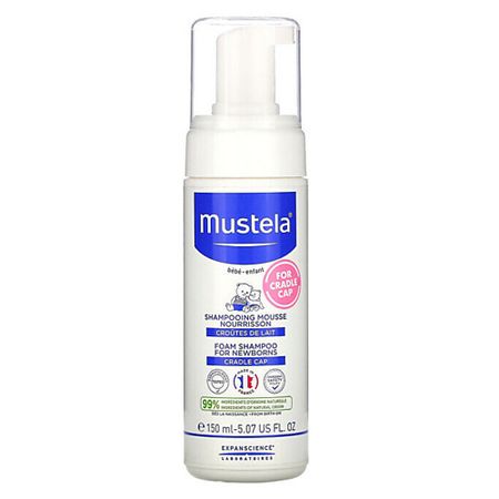 Пена для ванны MUSTELA Шампунь-пена Shampoo for Newborns