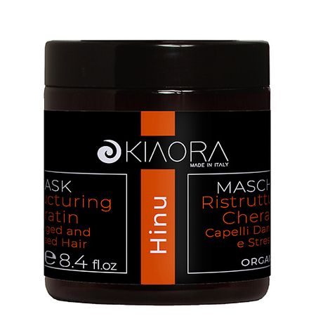Маска для волос KIAORA Маска для ослабленных волос восстанавливающая с кератином Hinu