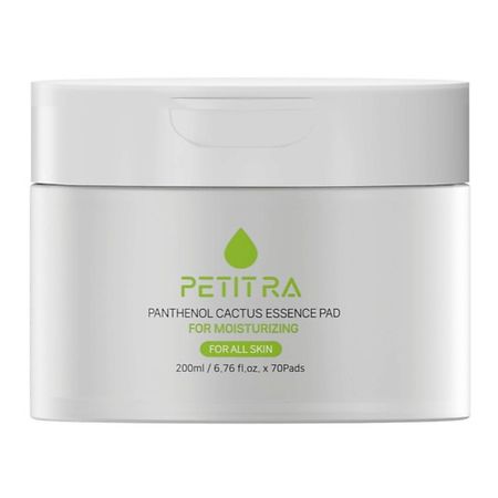 Тонер для лица PETITRA Диски косметические,пропитанные тоником PAD Pantenol Cactus Essence for moisturizing
