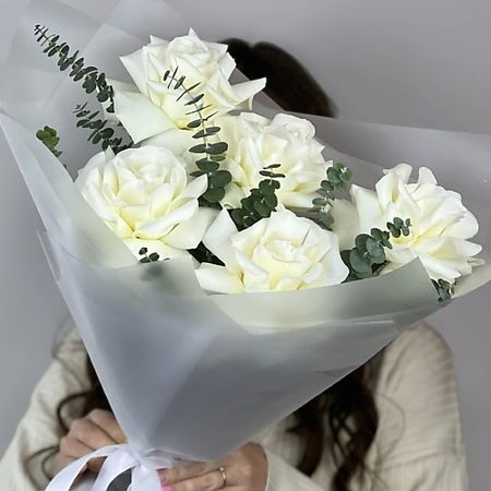 Букет живых цветов OPTROZ.RU Букет Белый танец