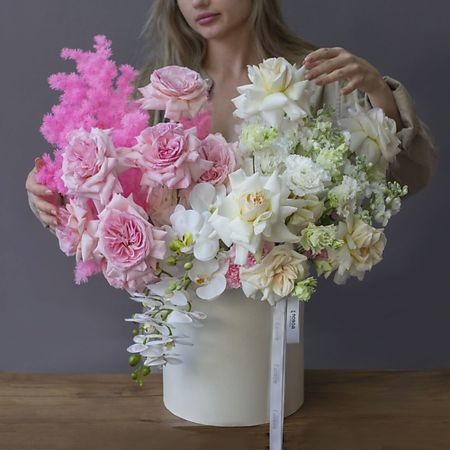 Букет живых цветов ПОВОД НАЙДЕТСЯ Санта-Роза