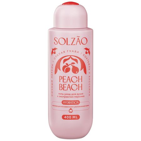 гель для душа SOLZAO Peach Beach с экстрактом персика 400мл