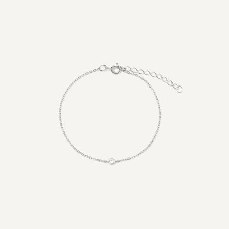 BY DEBORAH GARDNER Браслет Shiny Dot Bracelet Silver