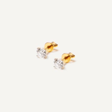 VIVA LA VIKA Серьги Classic Studs Size 3.75, Gold