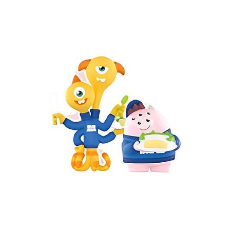 Мягкая игрушка POP MART Фигурка Mystery Boxes Confirmed model-Terry Tairui and Shi Obao