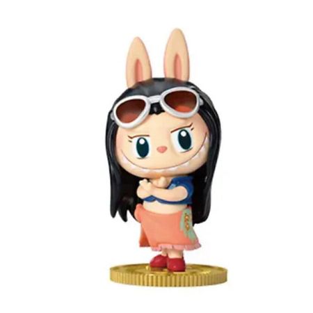 Мягкая игрушка POP MART Фигурка Labubu The Monsters X One Piece Series NICO ROBIN, 9см