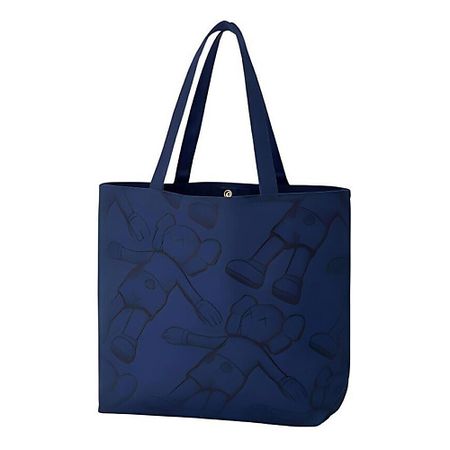Сумка UNIQLO Сумка KAWS Collaboration Cotton Tote Bag Regular Unisex Dark Blue