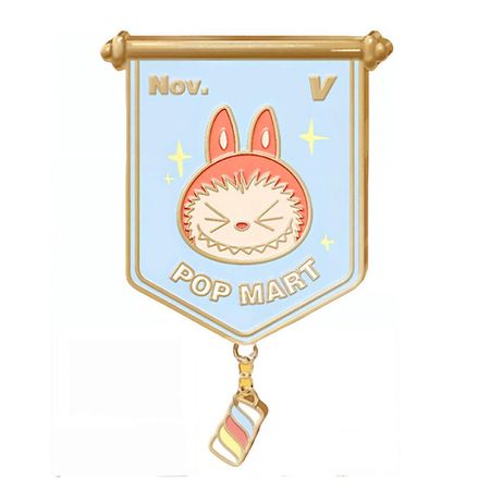 Мягкая игрушка POP MART Игрушка LABUBU Limited Badge, 10см