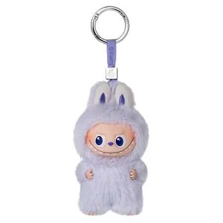 Брелок POP MART Плюшевая подвеска Pin For Love POP MART The Monsters LABUBU 4.0 сумочка плюшевая котик серый 31х23 12 04759 01 bookvalno