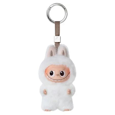 Брелок POP MART Плюшевая подвеска Pin For Love POP MART The Monsters LABUBU 4.0 сумочка плюшевая котик серый 31х23 12 04759 01 bookvalno