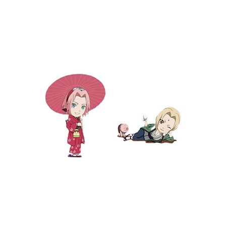 Мягкая игрушка POP MART Фигурка Naruto Character Storm Series -Haruno Sakura + Tsunade