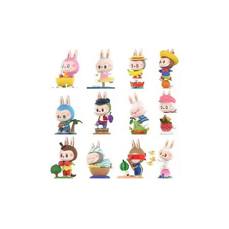 Мягкая игрушка POP MART Игрушка LABUBU Fruit Elf Collection, рандомный товар, 1 шт, 9 см