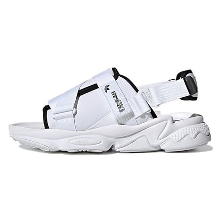 Кроссовки ADIDAS ORIGINAL Кроссовки Ozweego Sandal Minimalistic White Sandals 'White Black'