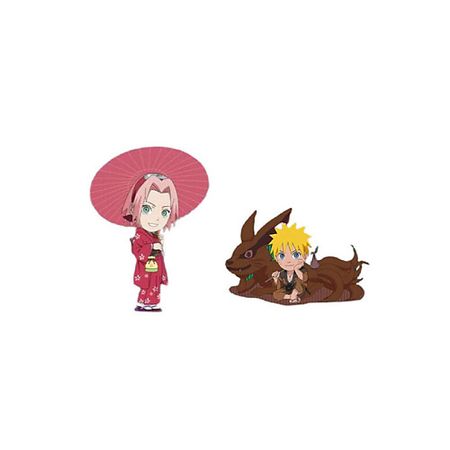 Мягкая игрушка POP MART Фигурка Naruto Character Storm Series -Haruno Sakura + Naruto Uzumaki