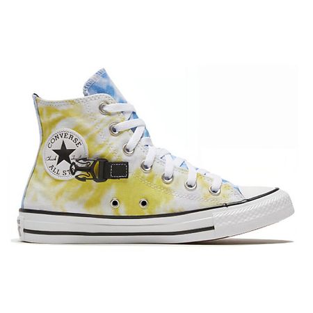 Кроссовки CONVERSE Кроссовки Chuck Taylor All Star Womens Buckle Up High Rainbow Tie Dye Womens