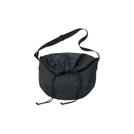 Сумка UNIQLO Сумка Cotton Shoulder Bag Regular Women's Black/Light Beige