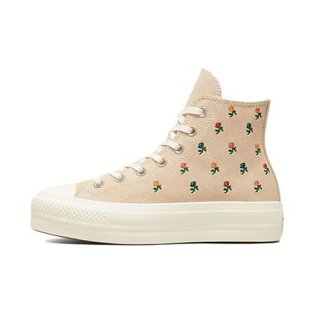 Кроссовки CONVERSE Кроссовки Chuck Taylor All Star Womens Lift Platform High Embroidered Roses Womens