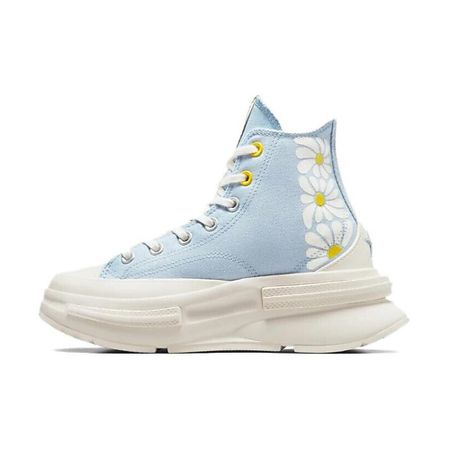 Кроссовки CONVERSE Кроссовки Run Star Legacy Wear-Resistant Coverage High-Top Canvas Shoes Unisex Blue Yellow