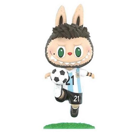 Мягкая игрушка POP MART Игрушка-сюрприз LABUBU Argentina National Team Official Collection,Paul Dybala,9 см