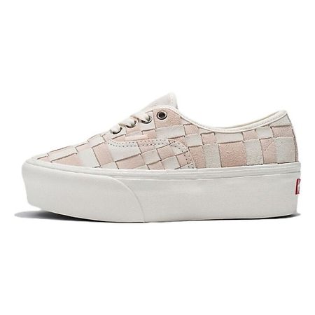 Кроссовки VANS Кроссовки Authentic Woven Check Stackform 'White Pink'