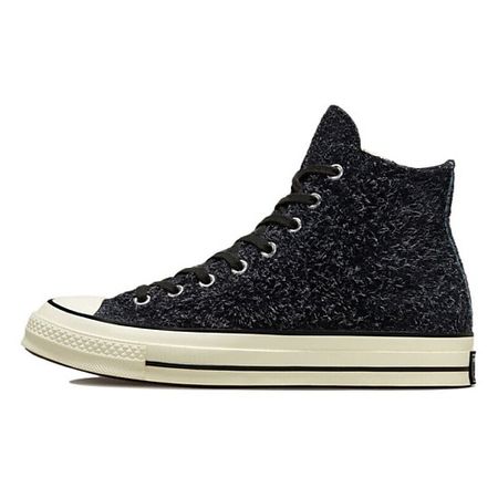 Кроссовки CONVERSE Кроссовки Chuck Taylor All Star 70 Hi Black Hairy Suede