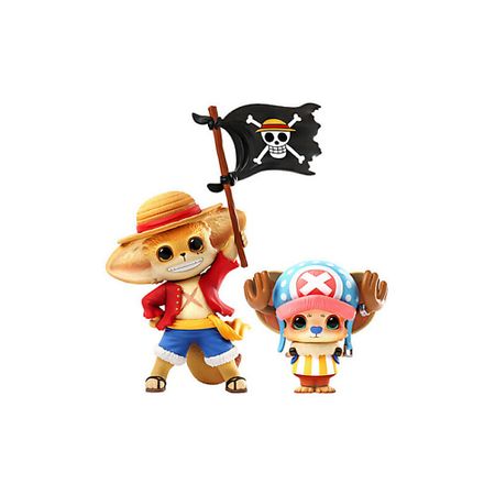Мягкая игрушка POP MART Фигурка x KENNETH X YOYO X Monkey D. Luffy 10.2cm/22.3cm KENNETH - YOYO-ONE PIECE