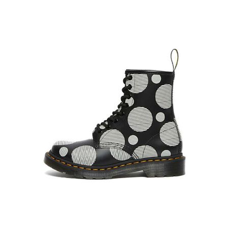 Кроссовки DR. MARTENS Ботинки Dr. Martens 1460 Polka Dot Smooth Leather Black