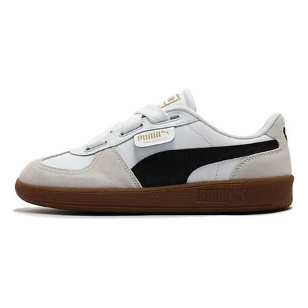 Кроссовки PUMA Кроссовки Palermo Anti-Slip Wear-Resistant Low-Top Skateboard Shoes Womens White Black Gray