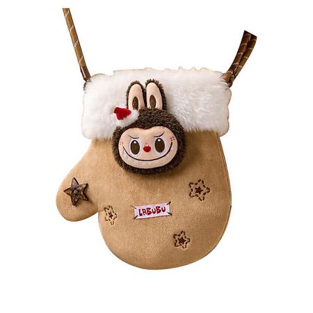 Мягкая игрушка POP MART Фигурка Sparkling Fairy Tale LABUBU Glove Christmas Glove Crossbody Bag, Shoulder Bag
