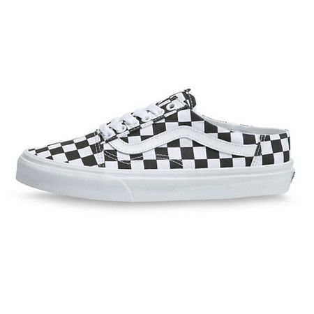 Кроссовки VANS Кроссовки Checkerboard Old Skool Mule Chessboard White/Black