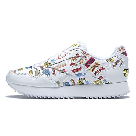 Кроссовки REEBOK Кроссовки Reebok Royal Glide Casual Shoes Women's Low-Top White/Blue/Red/Yellow