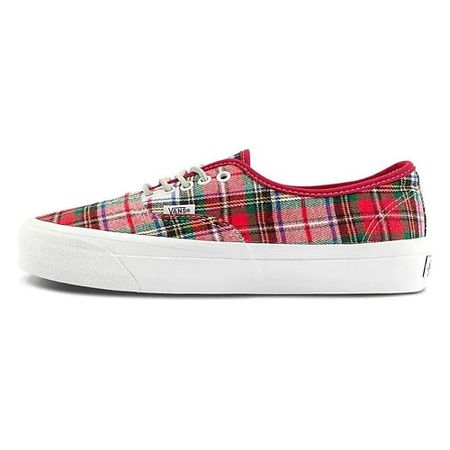 Кроссовки VANS Кроссовки Authentic Anti-Slip Wear-Resistant Low-Top Skateboard Shoes Red White