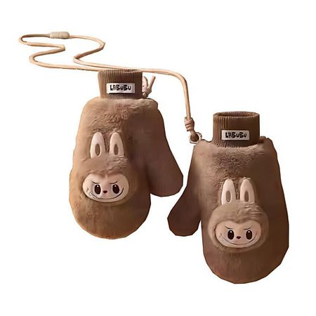 Мягкая игрушка POP MART Фигурка Warmly LABUBU Plush Glove Trend Based Products Labubu Plush Glove