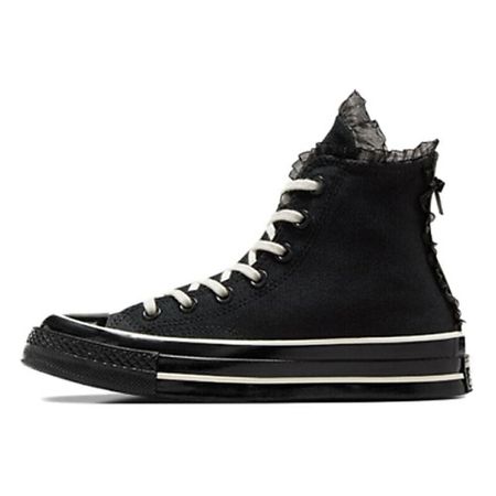 Кроссовки CONVERSE Кроссовки Chuck 70 Anti-Slip Wear-Resistant High-Top Canvas Shoes Womens Black