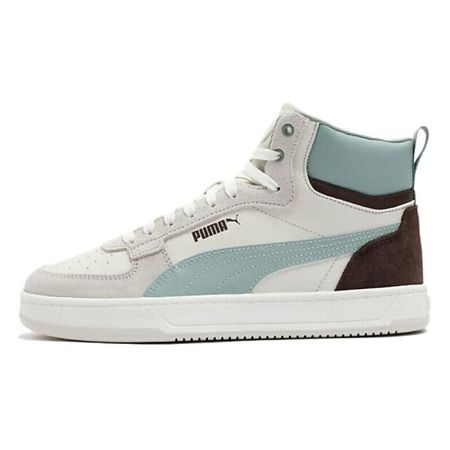 Кроссовки PUMA Кроссовки Caven 2.0 Anti-Slip Wear-Resistant Mid-Top Skateboard Shoes Unisex White Green Brown