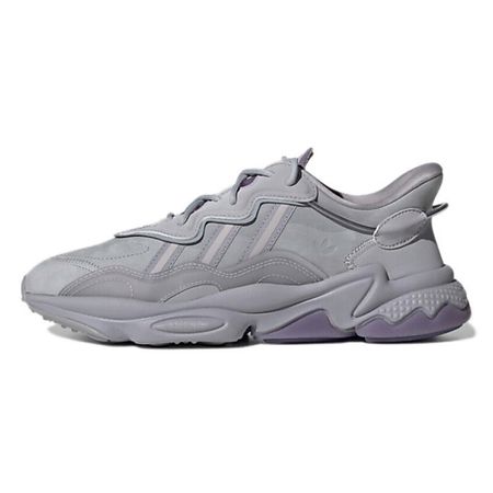 Кроссовки ADIDAS ORIGINAL Кроссовки Ozweego Cozy Wear Resistant Running Shoes Gray Purple
