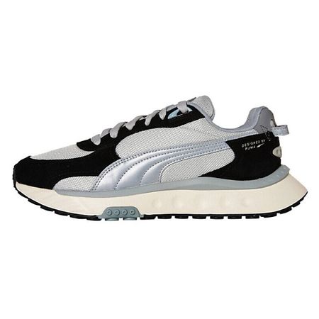 Кроссовки PUMA Кроссовки Wild Rider Casual Shoes Unisex Low-Top Gray/Black/Silver