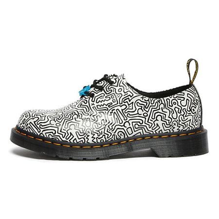 Кроссовки DR. MARTENS Кроссовки Dr.Martens Keith Haring 1461 Printed Black White Womens