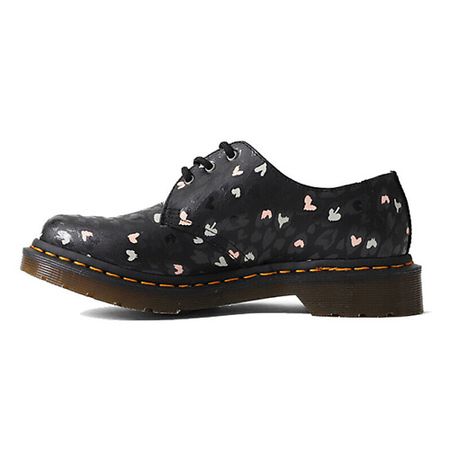 Кроссовки DR. MARTENS Кроссовки Dr.Martens 1461 Leather Heart Printed Black Womens