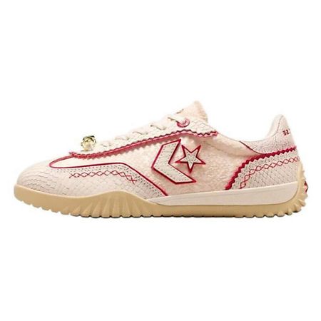 Кроссовки CONVERSE Кроссовки Run Star Trainer Anti-Slip Wear-Resistant Low-Top Training Shoes Unisex Beige Red