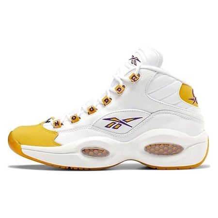 Кроссовки REEBOK Кроссовки Reebok Question Mid Yellow Toe a question of betrayal