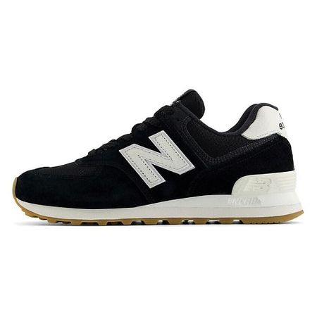 Кроссовки NEW BALANCE Кроссовки 574 Black White Gum Brown